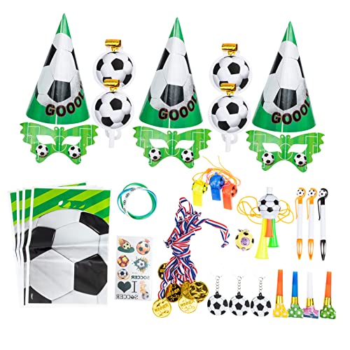 VANZACK Fußball Mitgebsel für Partys Teiliges Set mit Armbändern und Cheer Requisiten für Fußballfans für Fußballwettbewerbe und Feiern VANZACK Fußball Mitgebsel für Partys Teiliges Set mit Armbändern und Cheer Requisiten für Fußballfans für Fußballwettbewerbe und Feiern von VANZACK