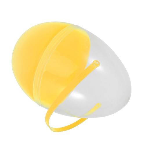 VANZACK Großes Transparentes mit Handgriff Füllbare Plastikeier für Ostereiersuche und Dekoration Ostereier für Feiertage und Überraschungen VANZACK Großes Transparentes mit Handgriff Füllbare Plastikeier für Ostereiersuche und Dekoration Ostereier für Feiertage und Überraschungen von VANZACK