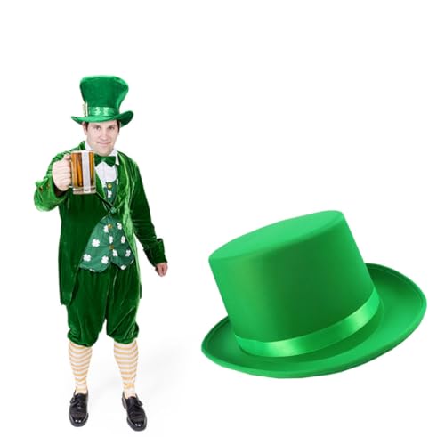 VANZACK Grüner St Patrick's Day Hut Für Partys Und Festivals Stilvolle Unisex-dekoration Mit Einfachem Design Für Feiern von VANZACK