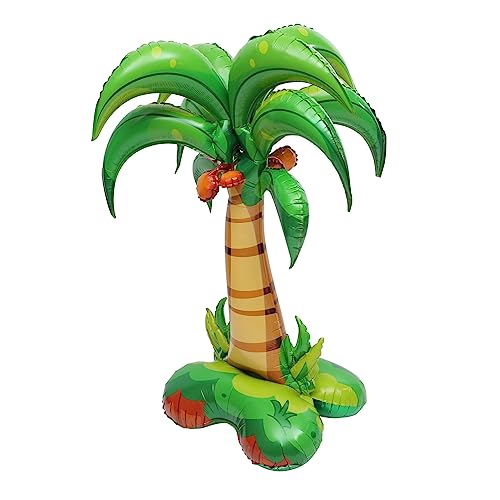 VANZACK Hawaiianischer Palmbaum Folienballon Aufblasbarer Baumförmiger Für Partys Und Fotoshootings Für Deko Und Feiern von VANZACK