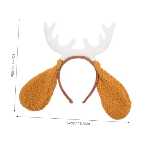 VANZACK Hirschgeweih Stirnband Damen Rentier Gehörn Party Kopfschmuck Unisex Größenverstellbar Komfortabel für Kostüm Karneval Fest VANZACK Hirschgeweih Stirnband Damen Rentier Gehörn Party Kopfschmuck Unisex Größenverstellbar Komfortabel für Kostüm Karneval Fest von VANZACK