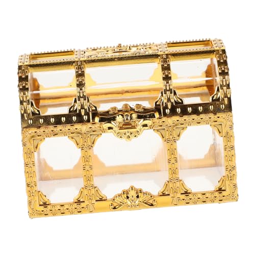 VANZACK Hochwertige Transparente Goldene Aufbewahrungsbox für Süßigkeiten für Hochzeiten Geburtstagsfeiern und Jubiläen Vielseitig Einsetzbare Geschenkbox für Dekorationen VANZACK Hochwertige Transparente Goldene Aufbewahrungsbox für Süßigkeiten für Hochzeiten Geburtstagsfeiern und Jubiläen Vielseitig Einsetzbare Geschenkbox für Dekorationen von VANZACK