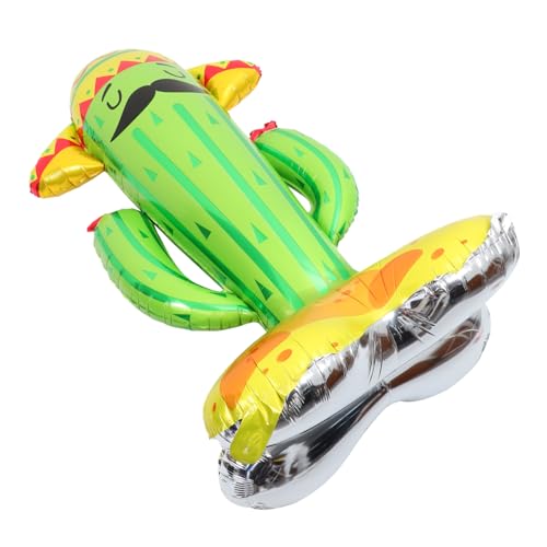 VANZACK Kaktusförmiger Aufblasbarer Folienballon für Hawaii Party Cartoon Kaktus Sommer Dekoration für Unvergessliche Fotos mit Familie und Freunden Lebendige Farben VANZACK Kaktusförmiger Aufblasbarer Folienballon für Hawaii Party Cartoon Kaktus Sommer Dekoration für Unvergessliche Fotos mit Familie und Freunden Lebendige Farben von VANZACK