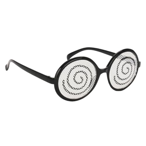 VANZACK Lustige Party Sonnenbrille aus PC Dekorative Foto Requisiten Runde Rahmen Auffälliges Design für Erwachsene Partybrille für Fasching und Festlichkeiten von VANZACK