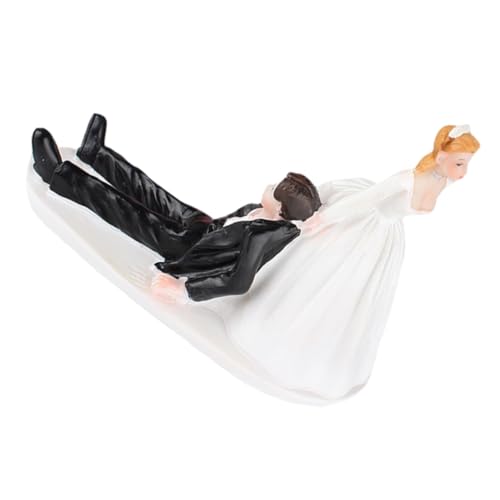 VANZACK Lustiger Resin Brautpaar Cake Topper Kleine Multifunktionale Figur Dekorativ für Hochzeitstorte Vielseitig als Deko für Eingangsbereich Wohnzimmer und Hochzeitszimmer Geeignet VANZACK Lustiger Resin Brautpaar Cake Topper Kleine Multifunktionale Figur Dekorativ für Hochzeitstorte Vielseitig als Deko für Eingangsbereich Wohnzimmer und Hochzeitszimmer Geeignet von VANZACK