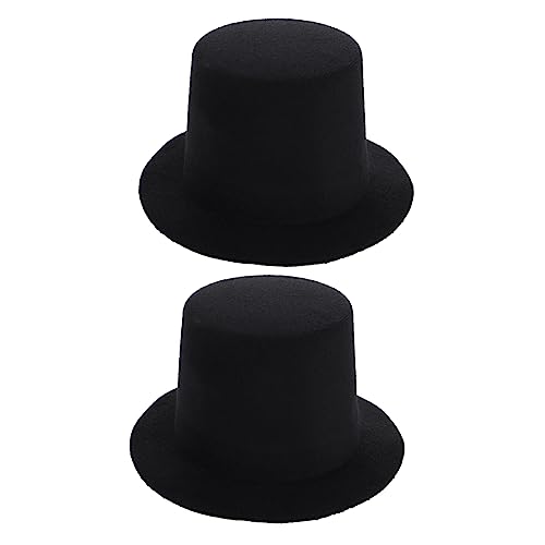 VANZACK Mini-Tops-hüte Aus Eva-Stoff 2 Stück Puppenhüte Für Bastelprojekte Puppenkostüme von VANZACK