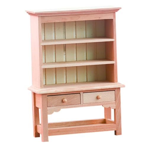VANZACK Miniatur Holzschrank Für Puppenhaus Handgefertigtes Möbelstück Für Wohn Und Schlafzimmerdekoration Natürliches Holz Unbehandelt VANZACK Miniatur Holzschrank Für Puppenhaus Handgefertigtes Möbelstück Für Wohn Und Schlafzimmerdekoration Natürliches Holz Unbehandelt von VANZACK