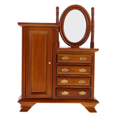 VANZACK Miniatur Kommode Für Puppenhaus Vintage Dresser Tisch Im Maßstab Dekoratives Holz-möbel Für Schlafzimmer Und Kleine Häuser Charmante Miniaturmöbel Zur Verschönerung Ihrer VANZACK Miniatur Kommode Für Puppenhaus Vintage Dresser Tisch Im Maßstab Dekoratives Holz-möbel Für Schlafzimmer Und Kleine Häuser Charmante Miniaturmöbel Zur Verschönerung Ihrer von VANZACK