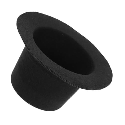 VANZACK Miniatur Puppenhut Schwarz DIY Handgemachter Top Hat Kleine Dekorative Mütze für Puppen Schneemann Bastelprojekte und Cosplay Zubehör VANZACK Miniatur Puppenhut Schwarz DIY Handgemachter Top Hat Kleine Dekorative Mütze für Puppen Schneemann Bastelprojekte und Cosplay Zubehör von VANZACK