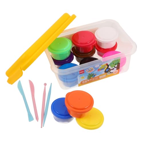 VANZACK Modelliermasse Farben Lufttrocknend Flexibel Non-sticky Mit Komplettem Werkzeugset Für Kreatives Basteln Schule Jungen Mädchen von VANZACK