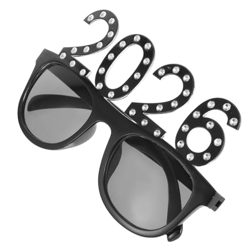 VANZACK Neujahrsbrille 2026 Glitzernde Feiertagsbrille – Lustige Sonnenbrille Für Weihnachtsfeier Dekorationen – Fotoautomaten Requisite Für Abschlussfeier Weihnachten Silvester VANZACK Neujahrsbrille 2026 Glitzernde Feiertagsbrille – Lustige Sonnenbrille Für Weihnachtsfeier Dekorationen – Fotoautomaten Requisite Für Abschlussfeier Weihnachten Silvester von VANZACK