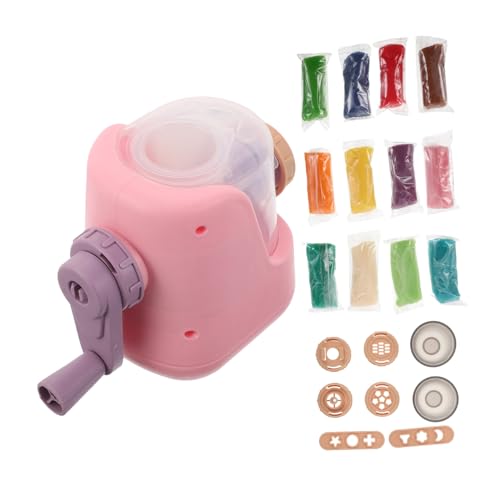 VANZACK Nudelmaschine DIY Modelliermasse Knetmaschine Kreatives Küchenspielzeug für Jungen Mädchen Fördert Fantasie und Motorik Beim Basteln von VANZACK
