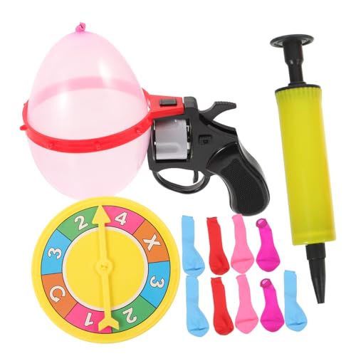 VANZACK Partyspiel Luftballon Roulette Interaktives Partyspielzeug aus Langlebigem Latex und Kunststoff Bunte Spielscheibe für Geselliges bei Kindergeburtstagen und Feiern von VANZACK