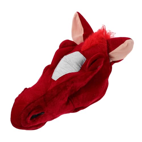 VANZACK Pferdekopf Kostümhut Atmungsaktiv Realistisch Tiermaskottchen Neujahrsfeier Party Tierkopf Verkleidung Zubehör VANZACK Pferdekopf Kostümhut Atmungsaktiv Realistisch Tiermaskottchen Neujahrsfeier Party Tierkopf Verkleidung Zubehör von VANZACK