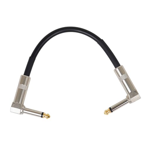 VANZACK Professionelles Gitarren Effektkabel mit Metallstecker Flexibles und Kabel für Gitarreneffekte Kompatibel mit Meisten Musikgeräten von VANZACK