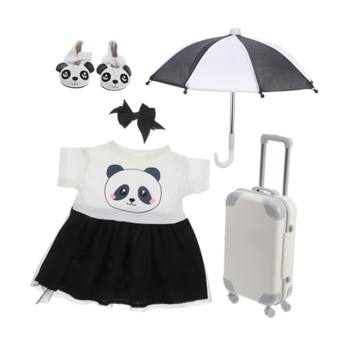 VANZACK Puppenzubehör Satz mit Koffer Kleidung Regenschirm für 18-Zoll Puppen Puppen Outfit für Reisen VANZACK Puppenzubehör Satz mit Koffer Kleidung Regenschirm für 18-Zoll Puppen Puppen Outfit für Reisen von VANZACK