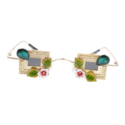 VANZACK Sonnenbrille Metall mit Schmucksteinen für Damen Stilvolle Partybrille für Besondere Anlässe Veranstaltungen Leicht Langlebig VANZACK Sonnenbrille Metall mit Schmucksteinen für Damen Stilvolle Partybrille für Besondere Anlässe Veranstaltungen Leicht Langlebig von VANZACK
