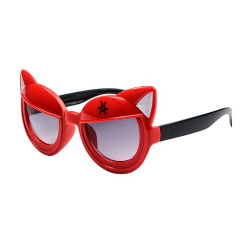 VANZACK Sonnenbrille mit Katzenohren Leichte Robuste Partybrille für Cosplay und Performance Lustiges Auffälliges Design Geeignet für Fotos und Tanzveranstaltungen Zufällige Farbe von VANZACK