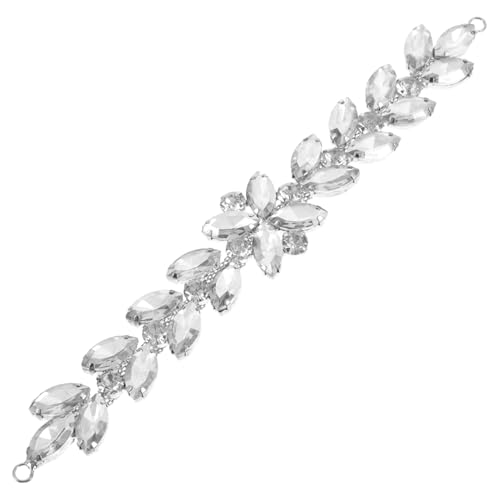 VANZACK Strass Applikation Weißer Glas Rhinestone Blumenpatch für festliche Kleidung Dekoration Modische Patches für Kleider Schuhe Taschen Strapazierfähiger und Glänzender Bügelbarer VANZACK Strass Applikation Weißer Glas Rhinestone Blumenpatch für festliche Kleidung Dekoration Modische Patches für Kleider Schuhe Taschen Strapazierfähiger und Glänzender Bügelbarer von VANZACK