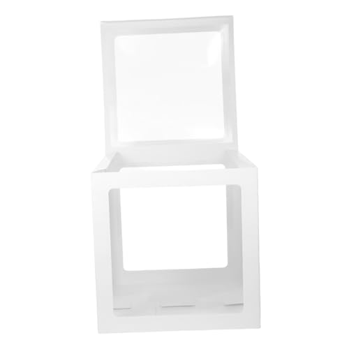 VANZACK Transparente Ballonbox für Weihnachten und Party Dekorative Schutzbox aus Langlebigem PVC und Papier Geeignet für Hochzeit Geburtstag Babyfeier und Festliche Überraschungen VANZACK Transparente Ballonbox für Weihnachten und Party Dekorative Schutzbox aus Langlebigem PVC und Papier Geeignet für Hochzeit Geburtstag Babyfeier und Festliche Überraschungen von VANZACK