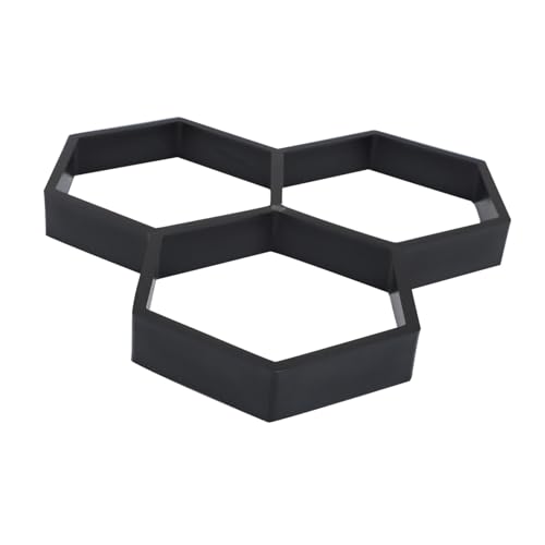 VANZACK Wiederverwendbare DIY Pflasterform aus Sechseckige Zement Pflasterstein Schalungsform Modellierwerkzeug für Gehwegplatten Schnelles Gießen ohne Spezialwerkzeug Robust und VANZACK Wiederverwendbare DIY Pflasterform aus Sechseckige Zement Pflasterstein Schalungsform Modellierwerkzeug für Gehwegplatten Schnelles Gießen ohne Spezialwerkzeug Robust und von VANZACK