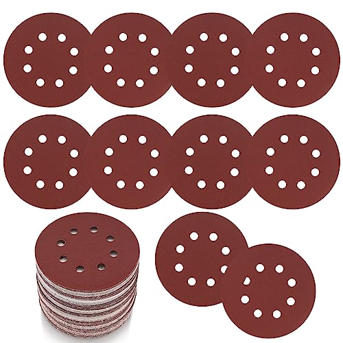 30 Stk Schleifpapier 125mm Klett, Schleifscheiben, 8 Löcher Rund Klett Schleifpapier für Exzenterschleifer Holz, Metall, Farbe (240 Körnung) 30 Stk Schleifpapier 125mm Klett, Schleifscheiben, 8 Löcher Rund Klett Schleifpapier für Exzenterschleifer Holz, Metall, Farbe (240 Körnung) von VARHHUXHA