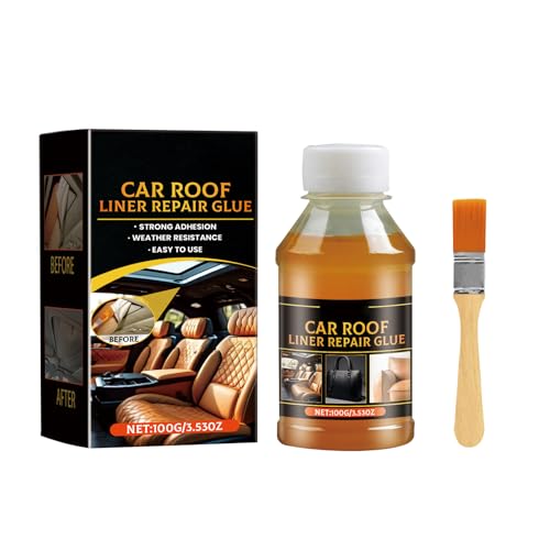 VARKAGE Auto Dachhimmel Kleber, Headliner Repair Glue, Polsterstoff-Kleber, Dachhimmel Kleber für alle Leder Polyester VARKAGE Auto Dachhimmel Kleber, Headliner Repair Glue, Polsterstoff-Kleber, Dachhimmel Kleber für alle Leder Polyester von VARKAGE