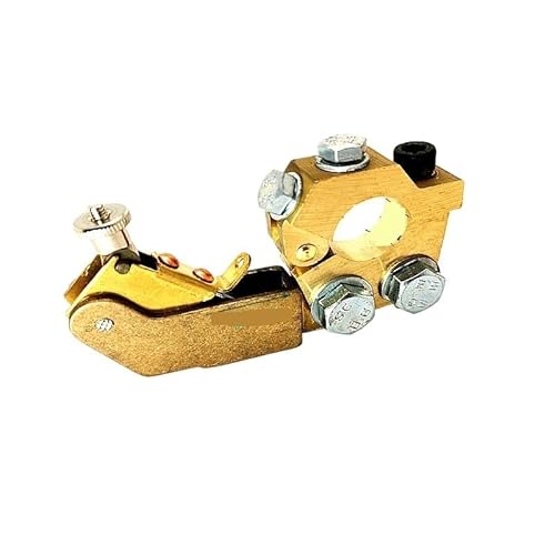 V-Form Kohlebürstenhalter 1 STÜCKE Reel Fischgräten-kohlebürstenhalter 25 * 40 Windkraftgenerator Schiffserdung Kupferbürstenhalter Hochstrom(Gold) von VARNOK