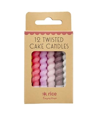 Auswahl Schreibwaren Varzi Von 1956 12 Twisted Cake Candles - Pink Rice Auswahl Schreibwaren Varzi Von 1956 12 Twisted Cake Candles - Pink Rice von VARZI