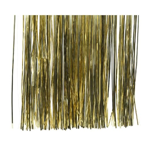 Dekorative Fransen in glänzendem Gold für Partys, Weihnachten und Veranstaltungen, perfekt für Geburtstage, Hochzeiten, Neujahr und Bühnenhintergründe 40 cm - Varzi seit 1956 Dekorative Fransen in glänzendem Gold für Partys, Weihnachten und Veranstaltungen, perfekt für Geburtstage, Hochzeiten, Neujahr und Bühnenhintergründe 40 cm - Varzi seit 1956 von VARZI