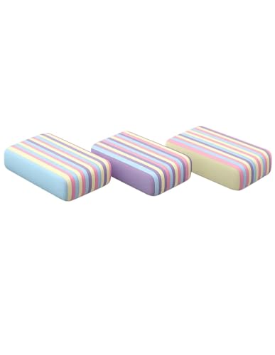 Radiergummi mit Pastellstreifen | TPR thermoplastischer Gummi | umweltfreundlich und hypoallergen | sauberes und rückstandsfreies Radieren | Schule und Büro | verschiedene Farben Radiergummi mit Pastellstreifen | TPR thermoplastischer Gummi | umweltfreundlich und hypoallergen | sauberes und rückstandsfreies Radieren | Schule und Büro | verschiedene Farben von VARZI