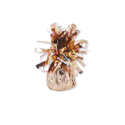 Set mit 6 Gewichten mit bunten Fransen für Luftballons, ideal für Partys, Geburtstage und Veranstaltungen, stabil, dekorativ und wiederverwendbar, perfektes Gewicht - Varzi seit 1956 (Rose Gold Metal) Set mit 6 Gewichten mit bunten Fransen für Luftballons, ideal für Partys, Geburtstage und Veranstaltungen, stabil, dekorativ und wiederverwendbar, perfektes Gewicht - Varzi seit 1956 (Rose Gold Metal) von VARZI