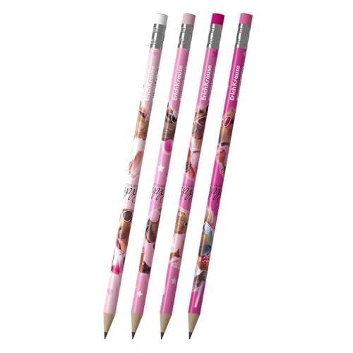 VARZI ErichKrause CapyBarbara Kunststoff Graphitstift 2,2 mm mit Radiergummi | biologisch abbaubar | rund und bruchfest | verschiedene Muster | Schule und Büro VARZI ErichKrause CapyBarbara Kunststoff Graphitstift 2,2 mm mit Radiergummi | biologisch abbaubar | rund und bruchfest | verschiedene Muster | Schule und Büro von VARZI