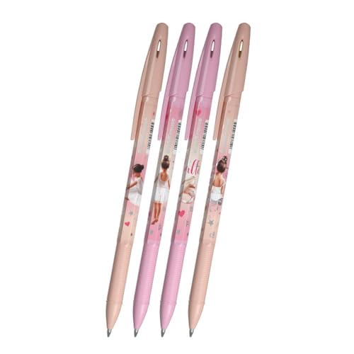 VARZI ErichKrause R-301 Stick & Grip Kugelschreiber, 0,7 mm, Blau, verschiedene Muster, glattes und weiches Schreiben von VARZI