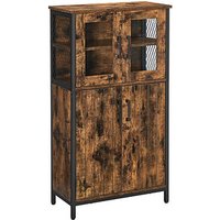 VASAGLE Aktenschrank, LSC260B01 braun 2 Fachböden 60,0 x 30,0 x 108,0 cm VASAGLE Aktenschrank, LSC260B01 braun 2 Fachböden 60,0 x 30,0 x 108,0 cm von VASAGLE