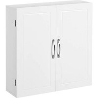 VASAGLE Bad-Hängeschrank weiß 60,0 x 18,0 x 60,0 cm VASAGLE Bad-Hängeschrank weiß 60,0 x 18,0 x 60,0 cm von VASAGLE