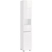 VASAGLE Badschrank weiß 30,0 x 30,0 x 170,0 cm VASAGLE Badschrank weiß 30,0 x 30,0 x 170,0 cm von VASAGLE