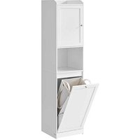 VASAGLE Badschrank weiß 40,0 x 40,0 x 170,0 cm von VASAGLE