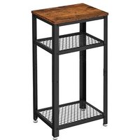 VASAGLE Beistelltisch rechteckig Spanplatte vintagebraun, schwarz 45,0 x 35,0 x 75,0 cm, 1 St. von VASAGLE