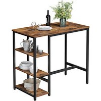 VASAGLE Bistrotisch Holz braun 109,0 x 60,0 x 100,0 cm von VASAGLE