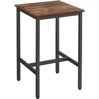 VASAGLE Bistrotisch braun 60,0 x 60,0 x 92,0 cm von VASAGLE