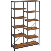 VASAGLE Bücherregal braun, schwarz 100,0 x 30,0 x 170,0 cm VASAGLE Bücherregal braun, schwarz 100,0 x 30,0 x 170,0 cm von VASAGLE