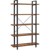 VASAGLE Bücherregal braun, schwarz 105,0 x 33,5 x 177,5 cm VASAGLE Bücherregal braun, schwarz 105,0 x 33,5 x 177,5 cm von VASAGLE