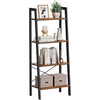 VASAGLE Bücherregal braun, schwarz 56,0 x 34,0 x 137,5 cm VASAGLE Bücherregal braun, schwarz 56,0 x 34,0 x 137,5 cm von VASAGLE