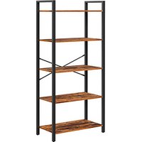 VASAGLE Bücherregal braun, schwarz 66,0 x 30,0 x 153,0 cm VASAGLE Bücherregal braun, schwarz 66,0 x 30,0 x 153,0 cm von VASAGLE