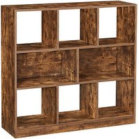 VASAGLE Bücherregal braun 97,5 x 30,0 x 100,0 cm, 1 St. von VASAGLE