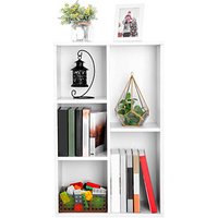 VASAGLE Bücherregal weiß 50,0 x 24,0 x 80,0 cm, 1 St. von VASAGLE