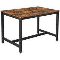 VASAGLE Esstisch braun rechteckig, 4-Fuß-Gestell schwarz, 120,0 x 75,0 x 75,0 cm VASAGLE Esstisch braun rechteckig, 4-Fuß-Gestell schwarz, 120,0 x 75,0 x 75,0 cm von VASAGLE