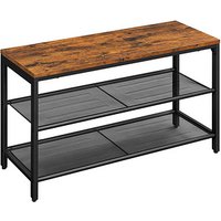 VASAGLE Schuhbank LBS74X braun, schwarz Holz 80,0 cm VASAGLE Schuhbank LBS74X braun, schwarz Holz 80,0 cm von VASAGLE