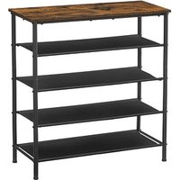 VASAGLE Schuhregal braun, schwarz 75,0 x 30,0 x 91,0 cm VASAGLE Schuhregal braun, schwarz 75,0 x 30,0 x 91,0 cm von VASAGLE